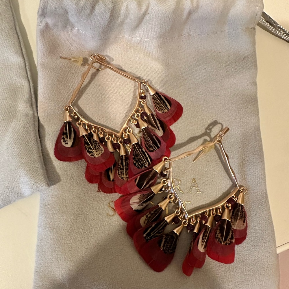 Kendra Scott Raven earrings NWOT